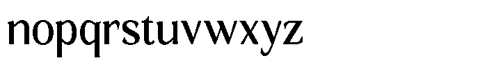 Gafisah Round Medium Semi Condensed Font LOWERCASE