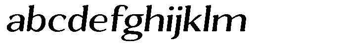 Gafisah Round Medium Semi Expanded Slant FONT
