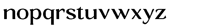 Gafisah Round Medium Semi Expanded Font LOWERCASE