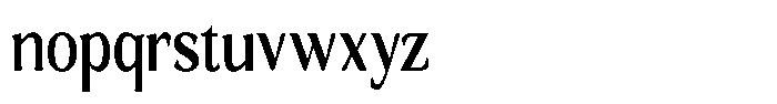 Gafisah Round Semi Bold Condensed Font LOWERCASE