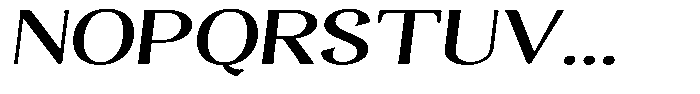 Gafisah Round Semi Bold Expanded Slant Font UPPERCASE