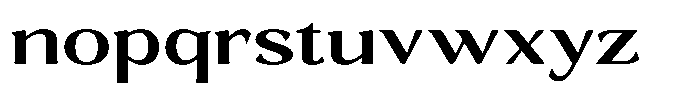 Gafisah Round Semi Bold Expanded Font LOWERCASE