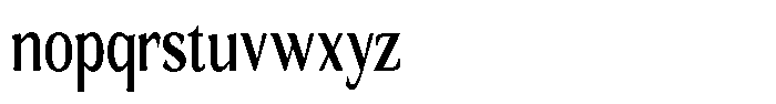 Gafisah Round Semi Bold Extra Condensed Font LOWERCASE
