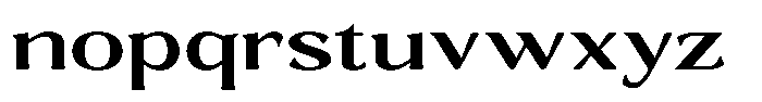 Gafisah Round Semi Bold Extra Expanded Font LOWERCASE