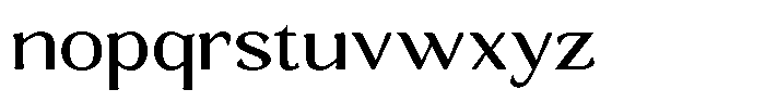 Gafisah Round Semi Expanded Font LOWERCASE