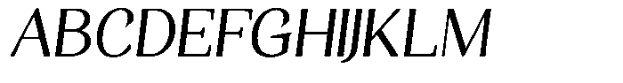 Gafisah Round Slant Font UPPERCASE