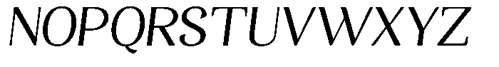 Gafisah Round Slant Font UPPERCASE