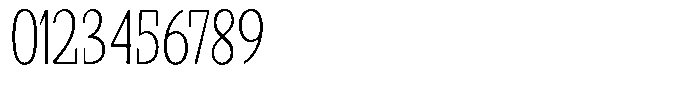 Gafisah Round Thin Condensed Font OTHER CHARS