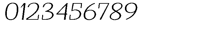 Gafisah Round Thin Expanded Slant Font OTHER CHARS