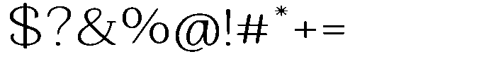 Gafisah Round Thin Expanded Font OTHER CHARS