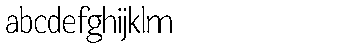 Gafisah Round Thin Semi Condensed FONT