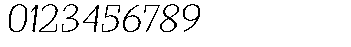 Gafisah Round Thin Semi Expanded Slant Font OTHER CHARS