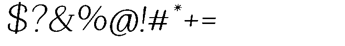 Gafisah Round Thin Semi Expanded Slant Font OTHER CHARS
