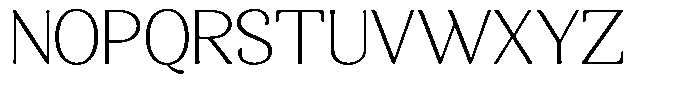 Gafisah Round Thin Font UPPERCASE