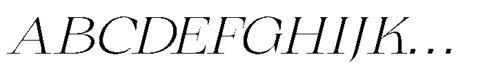 Gafloc Italic Font UPPERCASE