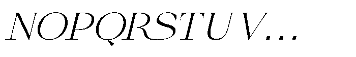 Gafloc Italic Font UPPERCASE
