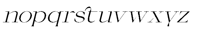 Gafloc Italic Font LOWERCASE