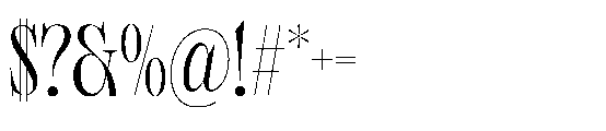 Gafsure Font OTHER CHARS