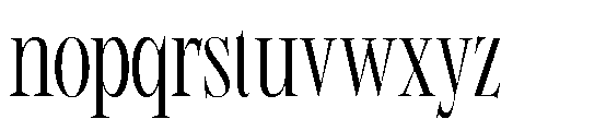 Gafsure Font LOWERCASE