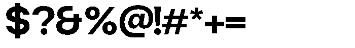 Gaglio Bold Font OTHER CHARS