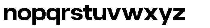 Gaglio Bold Font LOWERCASE