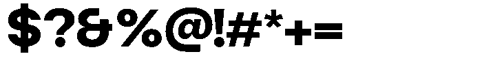 Gaglio Extra Bold Font OTHER CHARS