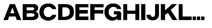 Gaglio Extra Bold Font UPPERCASE