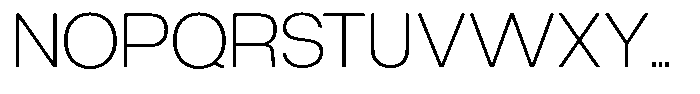 Gaglio Extra Light Font UPPERCASE