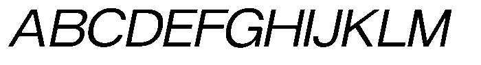 Gaglio Italic Font UPPERCASE