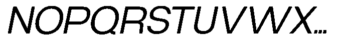 Gaglio Italic Font UPPERCASE