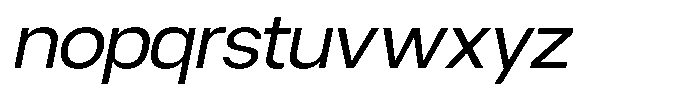 Gaglio Italic Font LOWERCASE
