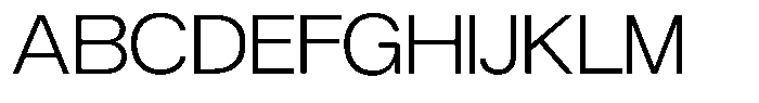 Gaglio Light Font UPPERCASE