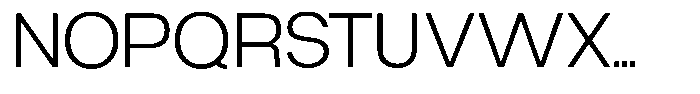Gaglio Light Font UPPERCASE