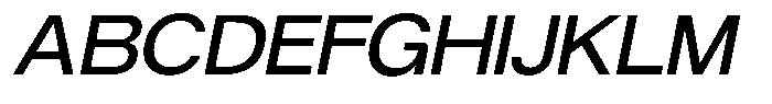 Gaglio Medium Italic Font UPPERCASE
