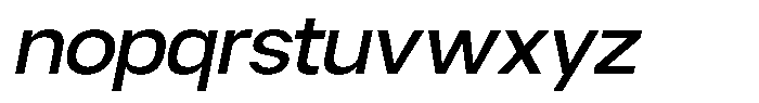 Gaglio Medium Italic Font LOWERCASE