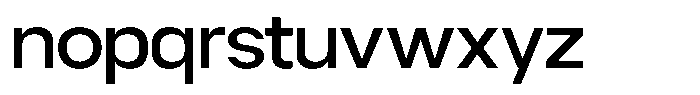 Gaglio Medium Font LOWERCASE