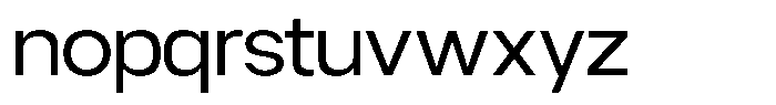 Gaglio Regular Font LOWERCASE