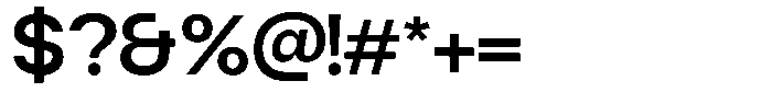 Gaglio Semi Bold Font OTHER CHARS