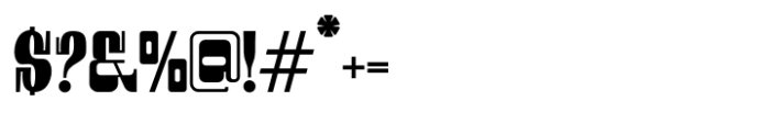 Gaillard Font OTHER CHARS