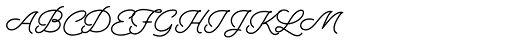 Gainsborough Pen Regular Font UPPERCASE