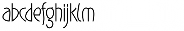 Gaisma Latin Medium Font LOWERCASE