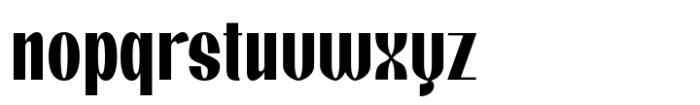 Gakyo Black Font LOWERCASE