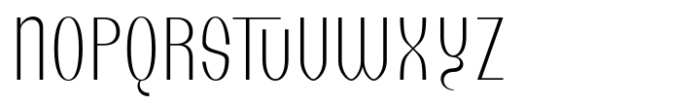 Gakyo Extralight Font UPPERCASE