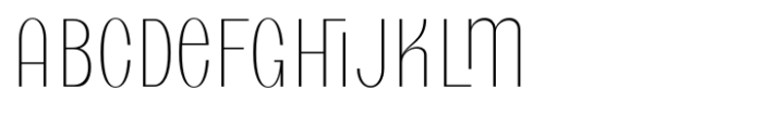 Gakyo Thin Font UPPERCASE