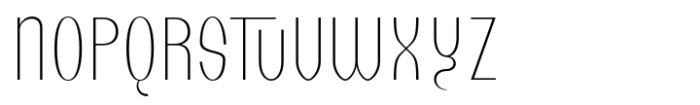 Gakyo Thin Font UPPERCASE