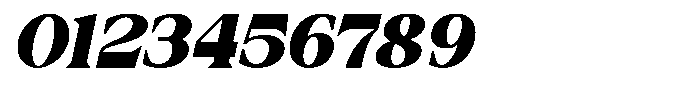 Galafera Black Italic Font OTHER CHARS