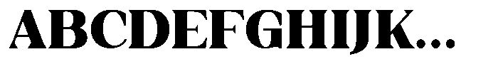 Galafera Black Font UPPERCASE