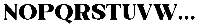 Galafera Black Font UPPERCASE