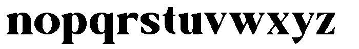 Galafera Black Font LOWERCASE