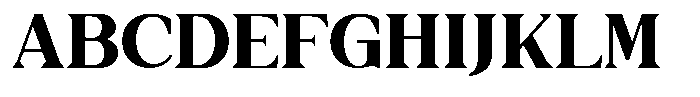 Galafera Bold Font UPPERCASE